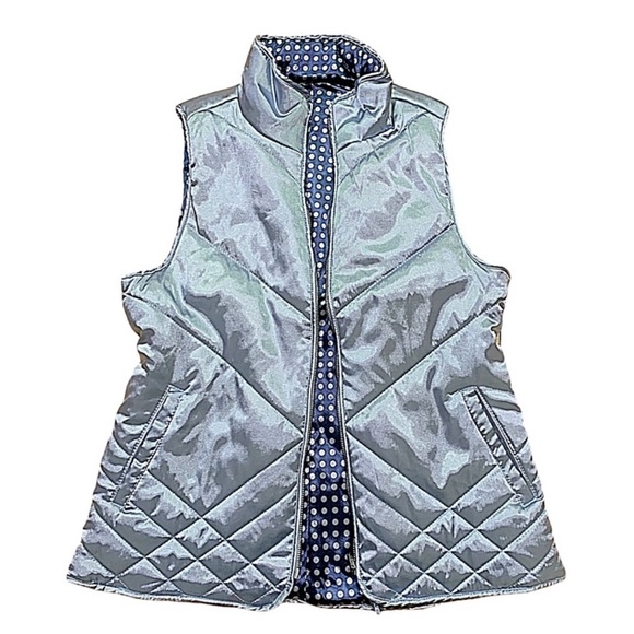 NEW KENSIE Vest Satin Reversible Quilted Vest NEW WITH TAGS Size M - Picture 8 of 9